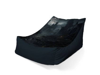 Sablio Sedací vak Lounge Zaklínač Hrad - 120 x 100 x 80 cm (Varianta Sablio Sedací vak Lounge Zaklínač Hrad - 120 x 100 x 80 cm)