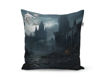 Sablio Polštář Zaklínač Hrad - 40x40 cm (Varianta Sablio Polštář Zaklínač Hrad - 40x40 cm)