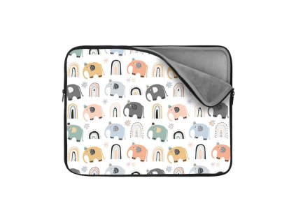 Sablio Obal na notebook Animovaní sloni - 13" (Varianta Sablio Obal na notebook Animovaní sloni - 13")