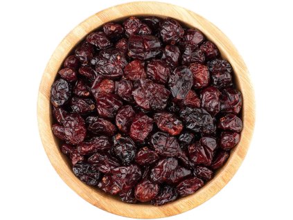 Brusinky celé slazené jablečnou šťávou (klikva) (Množství 1000 g)