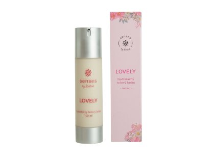 Kvitok Senses Hydratační tělový krém Lovely (100 ml) - s vůní růže, vanilky a citrusů (Varianta s vůní růže, vanilky a citrusů)