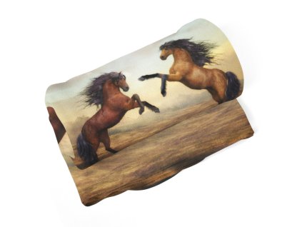 Sablio Deka Vzpínající se koně - 150x120 cm (Varianta Sablio Deka Vzpínající se koně - 150x120 cm)