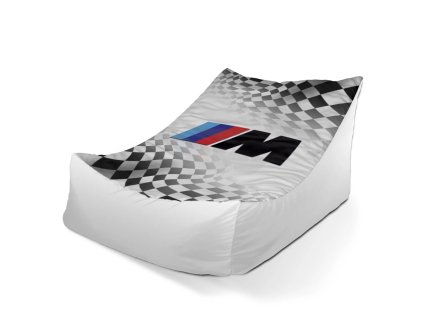 Sablio Sedací vak Lounge MPERFORMANCE Šachovnice - 120 x 100 x 80 cm (Varianta Sablio Sedací vak Lounge MPERFORMANCE Šachovnice - 120 x 100 x 80 cm)