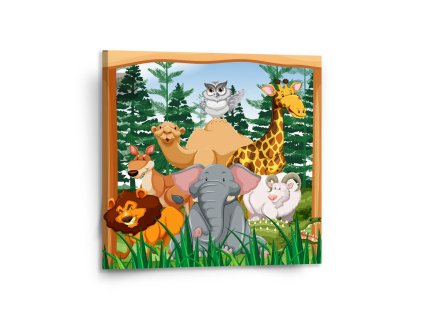 Sablio Obraz Zoo - 110x110 cm (Varianta Sablio Obraz Zoo - 110x110 cm)