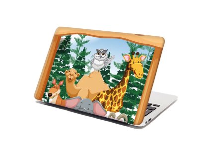 Sablio Samolepka na notebook Zoo - 29x20 cm (Varianta Sablio Samolepka na notebook Zoo - 29x20 cm)
