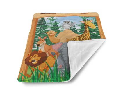 Sablio Deka pro miminko Zoo - 80x100 cm (Varianta Sablio Deka pro miminko Zoo - 80x100 cm)