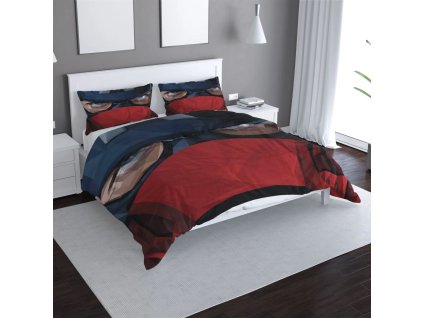 Sablio Povlečení Kapitán Amerika pohled přes štít - 140x200 / 90x70 (Varianta Sablio Povlečení Kapitán Amerika pohled přes štít - 140x200 / 90x70)