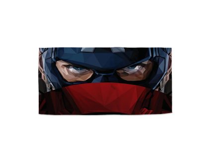 Sablio Ručník Kapitán Amerika pohled přes štít - 30x50 cm (Varianta Sablio Ručník Kapitán Amerika pohled přes štít - 30x50 cm)