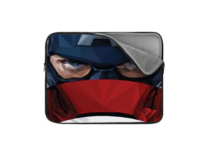 Sablio Obal na notebook Kapitán Amerika pohled přes štít - 13 (Varianta Sablio Obal na notebook Kapitán Amerika pohled přes štít - 13)