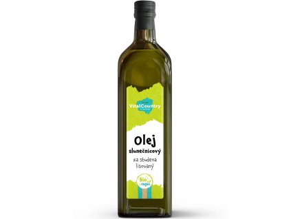 19371 slunecnicovy olej lisovany za studena bio 1000 ml