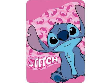 FA 517383 fleece deka lilo and stitch pink