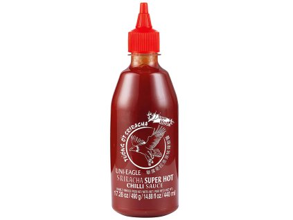 Sriracha Super Hot chilli omáčka UNI-EAGLE (Množství 490 g)