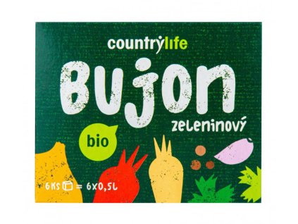 7431 country life bujon zeleninovy bio 66 g