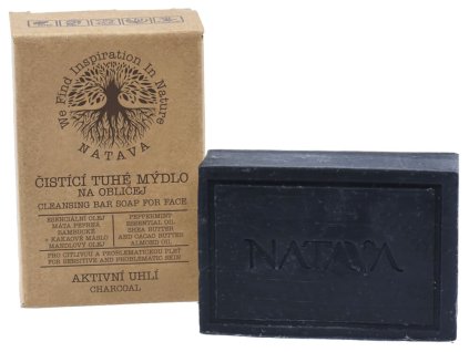 12678 1 natava cistici tuhe mydlo na oblicej aktivni uhli 100 g