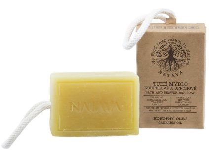 12690 natava koupelove a sprchove tuhe mydlo konopny olej 100 g