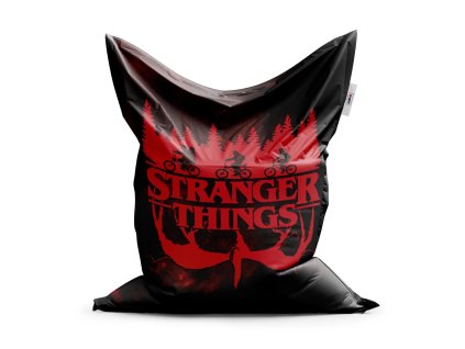 Sablio Sedací vak Classic Stranger Things Red - 150x100 cm (Varianta Sablio Sedací vak Classic Stranger Things Red - 150x100 cm)
