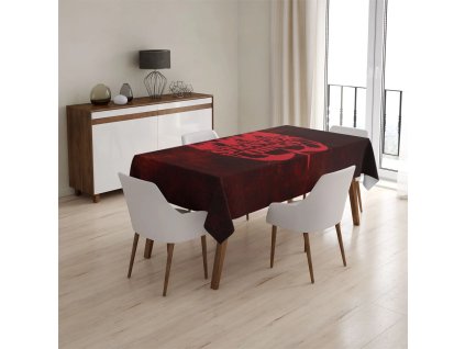 Sablio Ubrus Stranger Things Red - 130x130 cm (Varianta Sablio Ubrus Stranger Things Red - 130x130 cm)