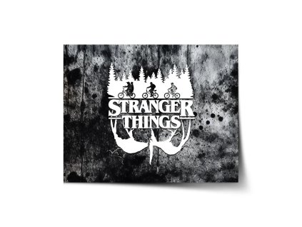 Sablio Plakát Stranger Things White - 120x80 cm (Varianta Sablio Plakát Stranger Things White - 120x80 cm)