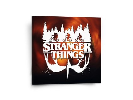Sablio Obraz Stranger Things Glow - 110x110 cm (Varianta Sablio Obraz Stranger Things Glow - 110x110 cm)