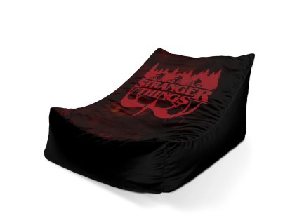 Sablio Sedací vak Lounge Stranger Things Red - 120 x 100 x 80 cm (Varianta Sablio Sedací vak Lounge Stranger Things Red - 120 x 100 x 80 cm)