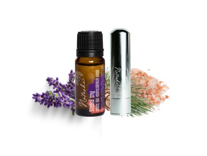 Natasha Aroma sada s inhalátorem - Sladké sny - uklidňující vůně levandule a cedru (Varianta Sladké sny - uklidňující vůně levandule a cedru)