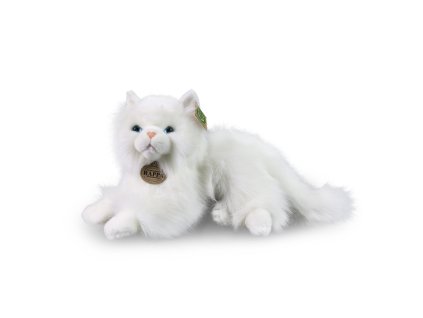 Rappa Plyšová kočka perská bílá 30 cm ECO-FRIENDLY