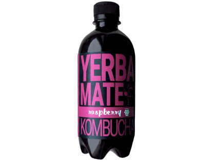 23309 yerbee yerba mate kombucha raspberry bio 400 ml