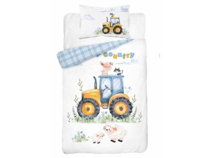 DL 052034 povleceni do postylky traktor a