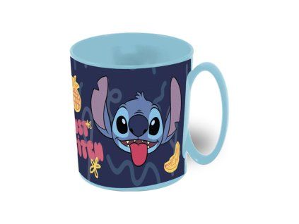 Plastový hrnek Lilo & Stitch modrý