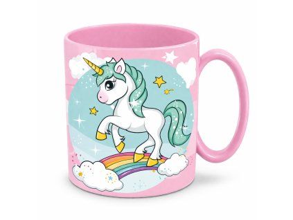 Růžový hrníček s jednorožcem
