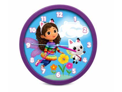 Barevné dětské hodiny s postavičkami