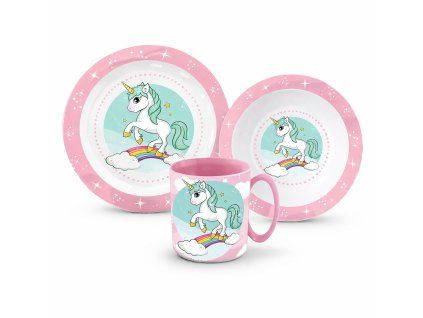 Jednorožcové nádobí pro děti