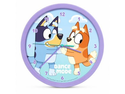 Dětské nástěnné hodiny Bluey
