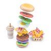9054 2 drevena sada fast food
