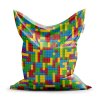 Sablio Sedací vak Classic Barevná stavebnice - 150x100 cm (Varianta Sablio Sedací vak Classic Barevná stavebnice - 150x100 cm)
