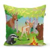 Sablio Polštář Lesní zvířátka 2 - 40x40 cm (Varianta Sablio Polštář Lesní zvířátka 2 - 40x40 cm)