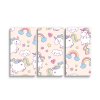 Sablio Obraz - 3-dílný Jednorožci - 120x80 cm (Varianta Sablio Obraz - 3-dílný Jednorožci - 120x80 cm)