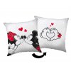 JERRY FABRICS Polštářek Mickey and Minnie Love 05 Polyester, 40/40 cm