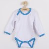 Kojenecké body New Baby s modro-tyrkysovým lemem (Velikost 80 (9-12m))