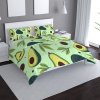 Sablio Povlečení Kreslené avokádo - 140x200 / 90x70 (Varianta Sablio Povlečení Kreslené avokádo - 140x200 / 90x70)