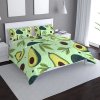 Sablio Povlečení Kreslené avokádo - 140x200 / 90x70 (Varianta Sablio Povlečení Kreslené avokádo - 140x200 / 90x70)