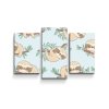 Sablio Obraz - 3-dílný Lenochodi na větvi - 120x80 cm (Varianta Sablio Obraz - 3-dílný Lenochodi na větvi - 120x80 cm)