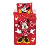 JERRY FABRICS Povlečení Minnie Red heart Bavlna, 140/200, 70/90 cm