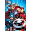 JERRY FABRICS Deka mikroflanel Avengers Heroes 02 Polyester, 100/150 cm