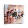Sablio Obraz Bitcoin - 110x110 cm (Varianta Sablio Obraz Bitcoin - 110x110 cm)