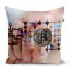 Sablio Polštář Bitcoin - 40x40 cm (Varianta Sablio Polštář Bitcoin - 40x40 cm)