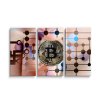 Sablio Obraz - 3-dílný Bitcoin - 120x80 cm (Varianta Sablio Obraz - 3-dílný Bitcoin - 120x80 cm)