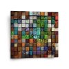 Sablio Obraz Blocks Abstract - 110x110 cm (Varianta Sablio Obraz Blocks Abstract - 110x110 cm)