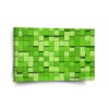 Sablio Obraz Green Blocks 3D - 110x110 cm (Varianta Sablio Obraz Green Blocks 3D - 110x110 cm)