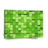 Sablio Obraz Green Blocks 3D - 110x110 cm (Varianta Sablio Obraz Green Blocks 3D - 110x110 cm)
